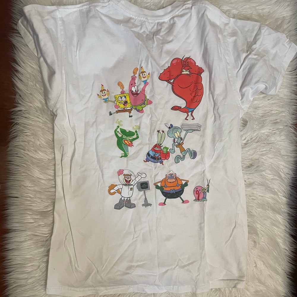 SpongeBob Squarepants White Short Sleeve Tee